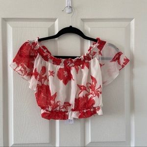 Vici Off the Shoulder Crop Top